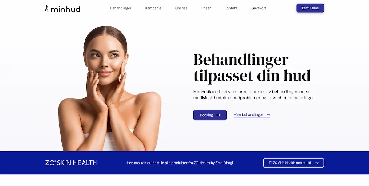 minhud.no Technical Audit & Migration — hudpleie og estetikk